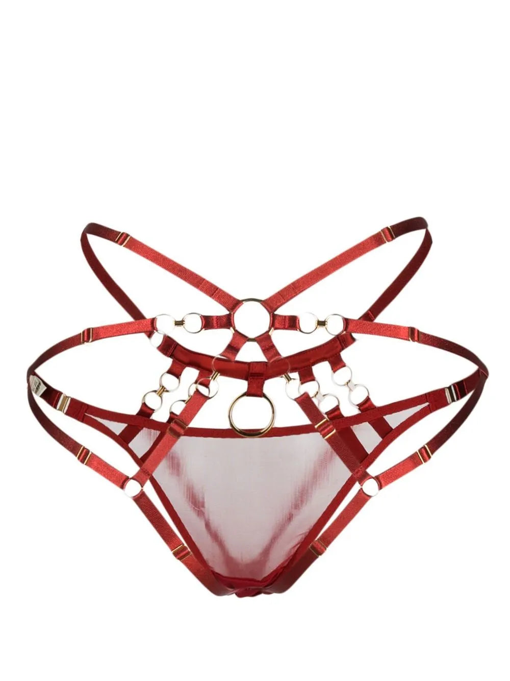 Kleio backless satin briefs