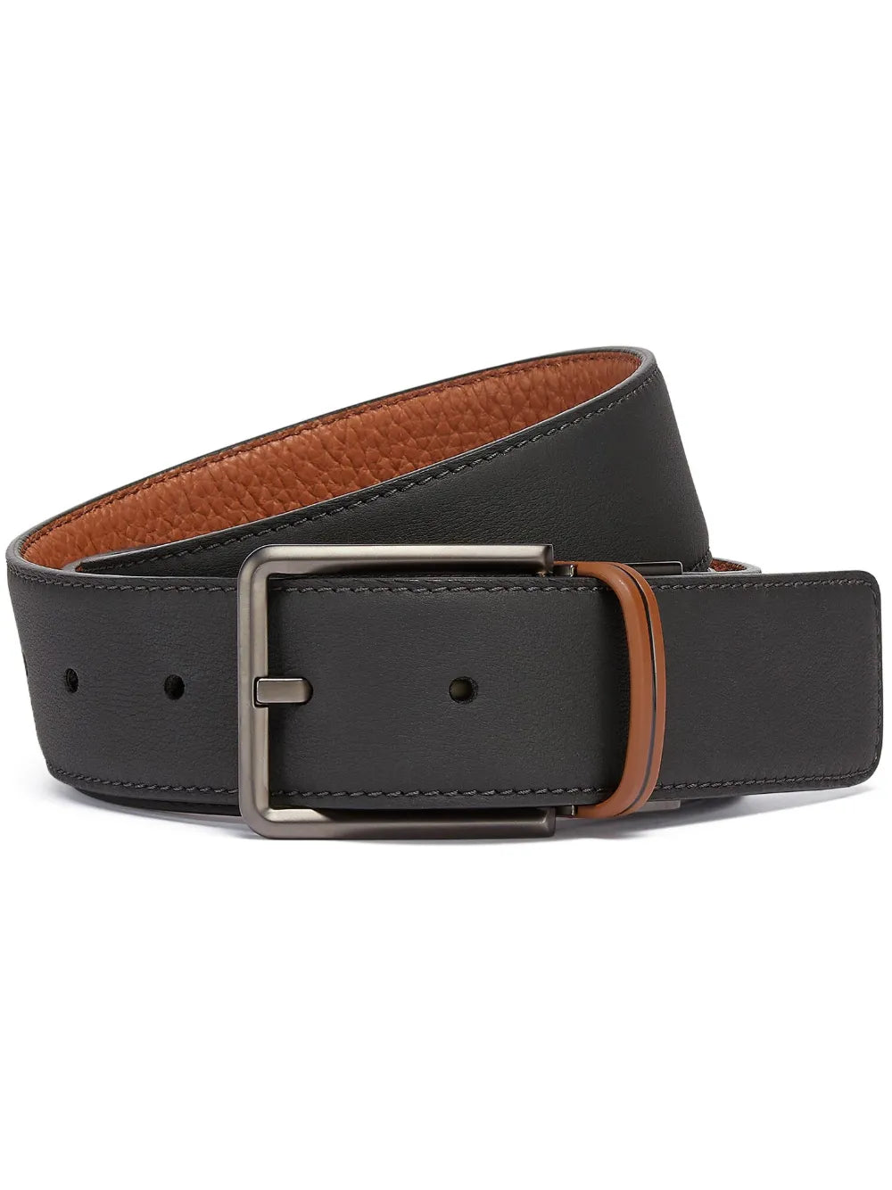 reversible leather belt