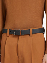 reversible leather belt