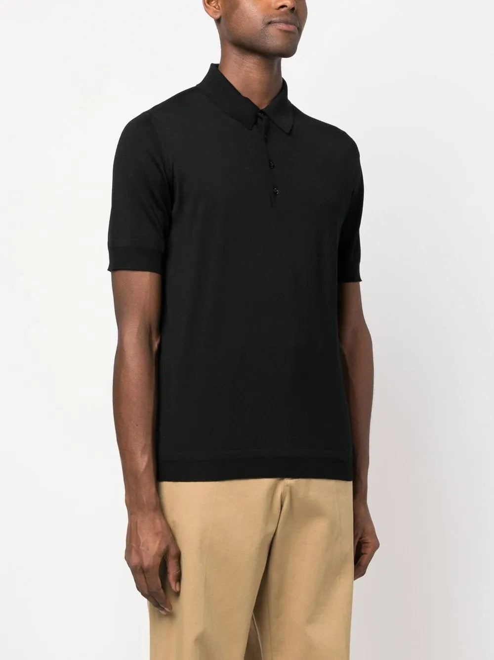 merino-wool polo shirt