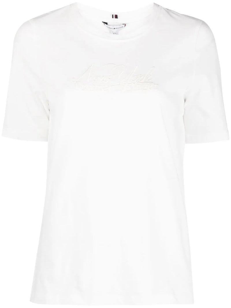 embroidered New York T-Shirt