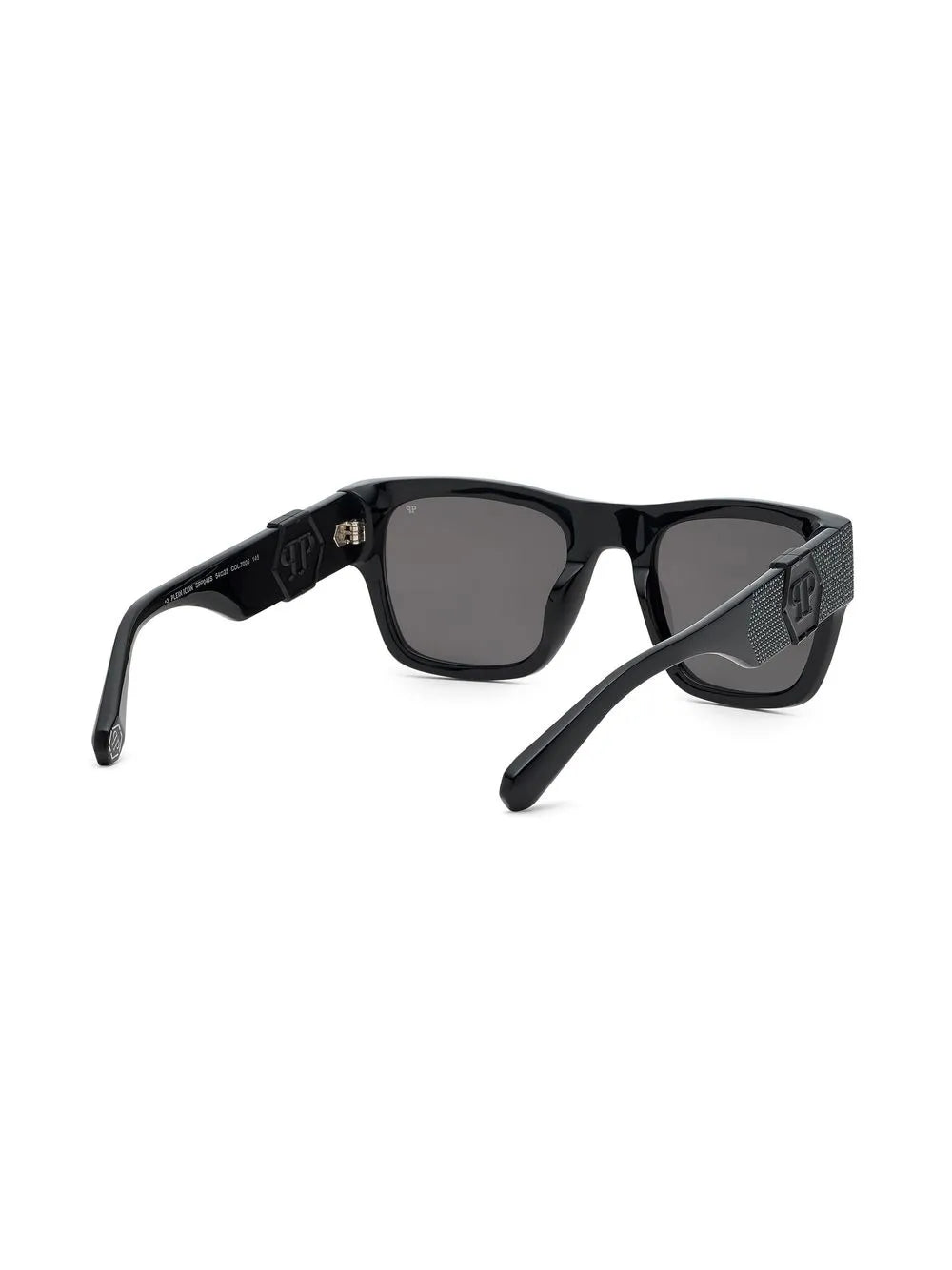 square-frame crystal-embellishment sunglasses