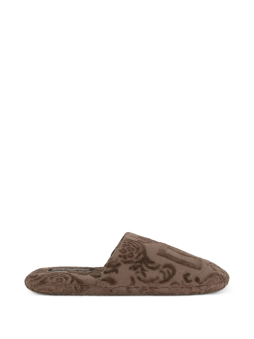 logo-embroidered slippers