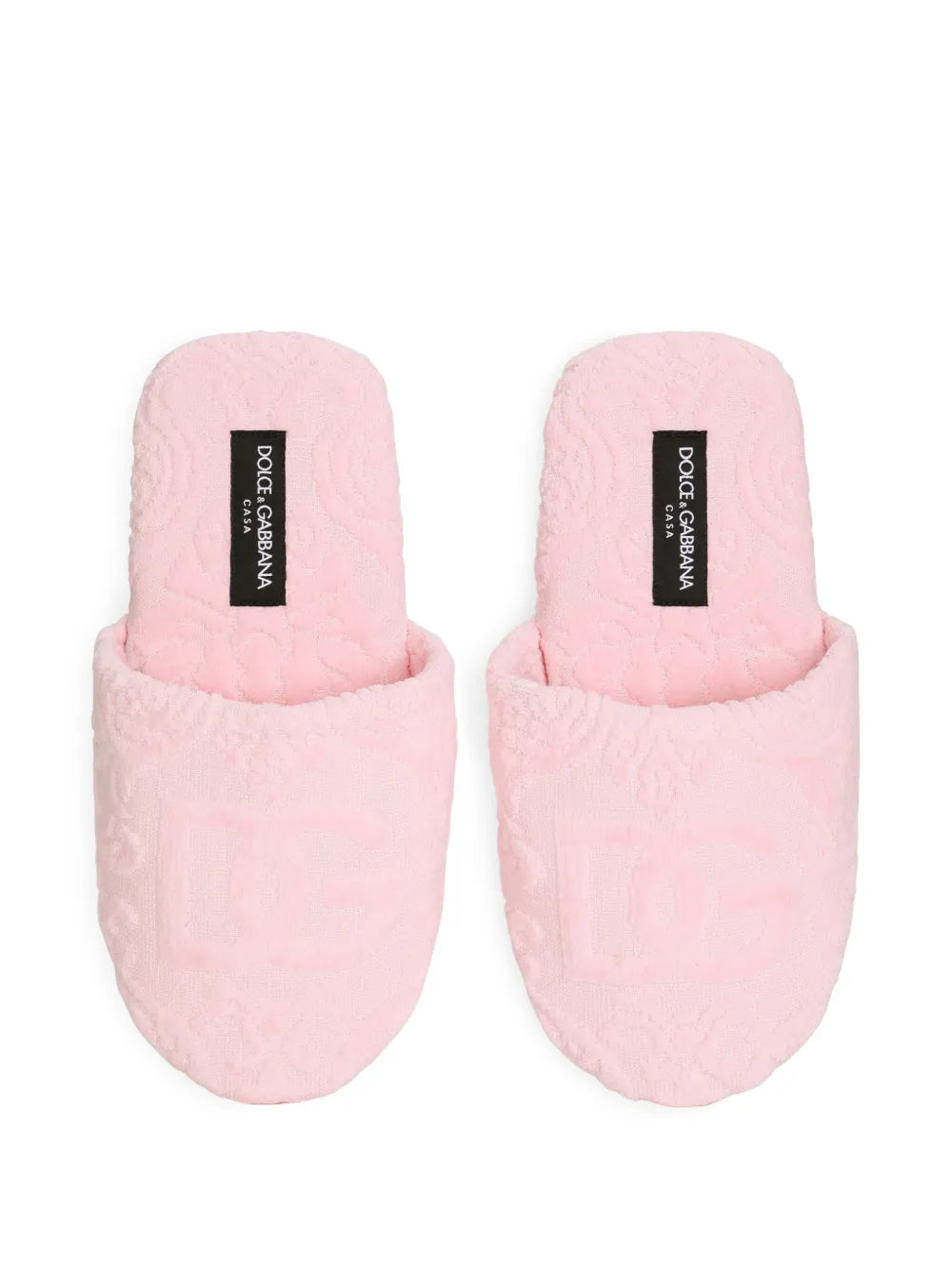 logo-embroidered slippers