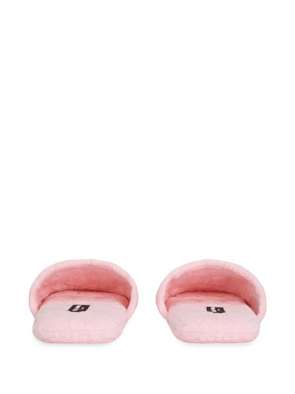 logo-embroidered slippers