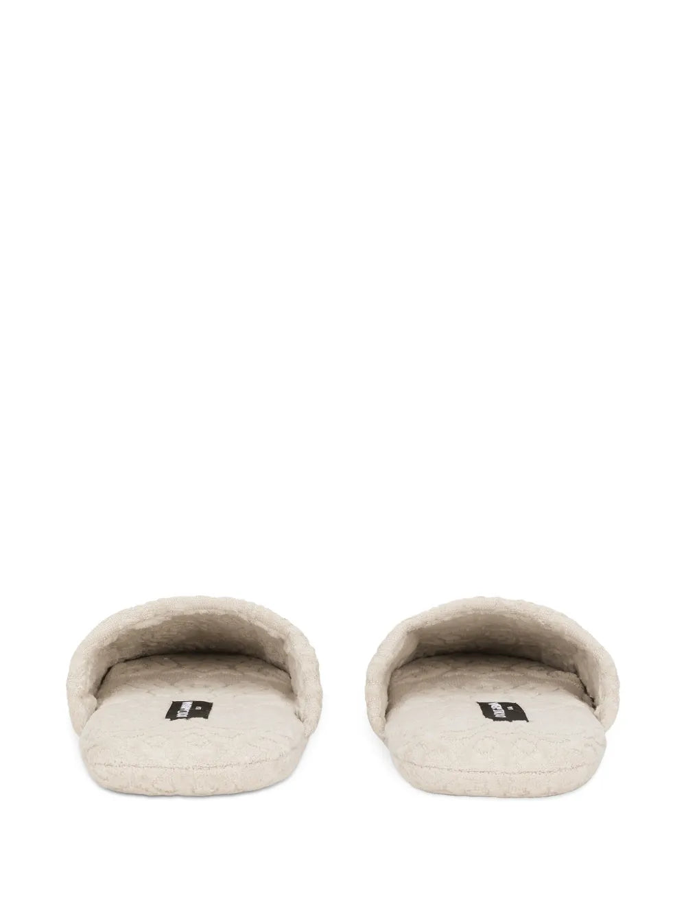 logo-embroidered slippers