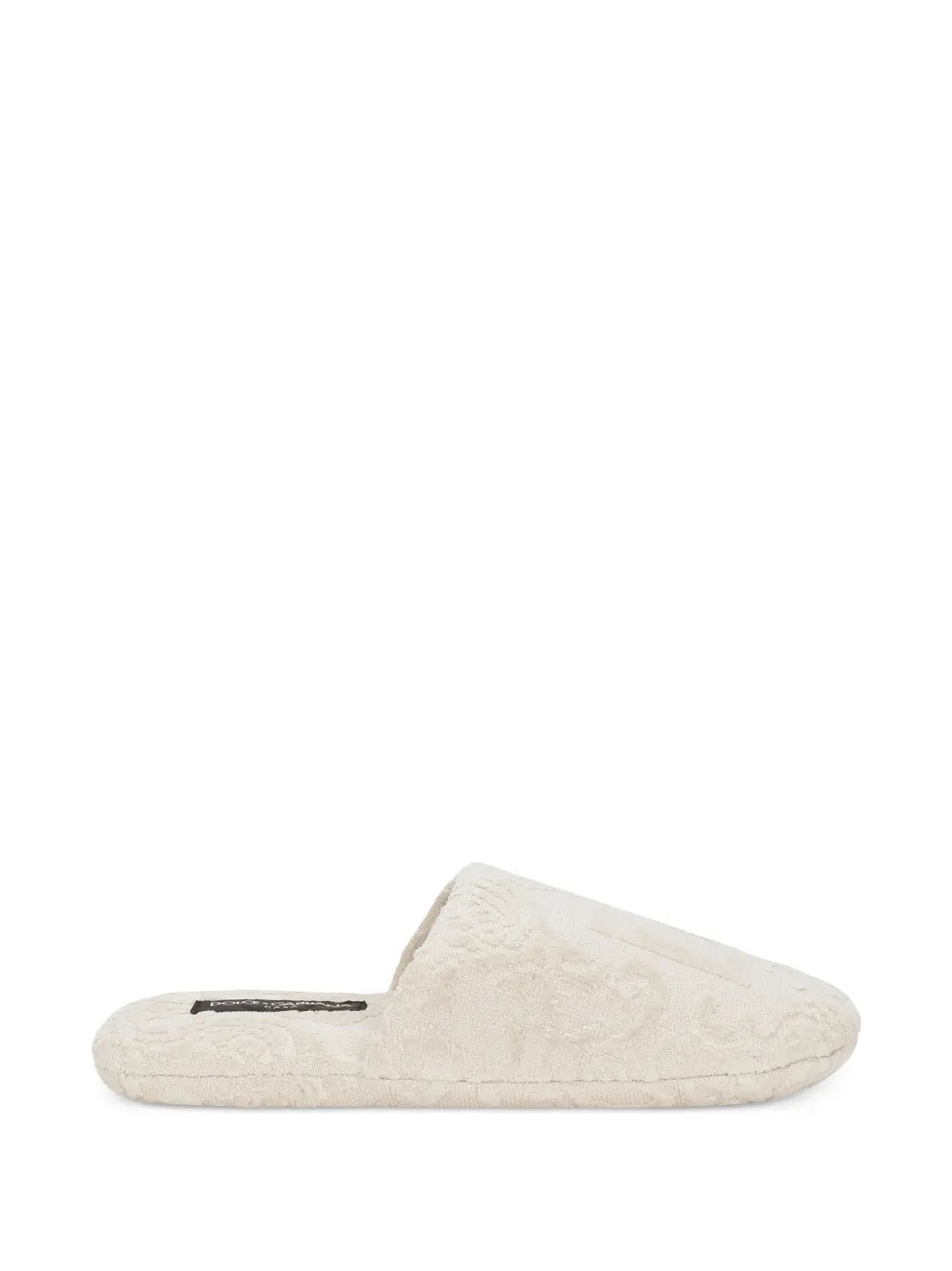 logo-embroidered slippers