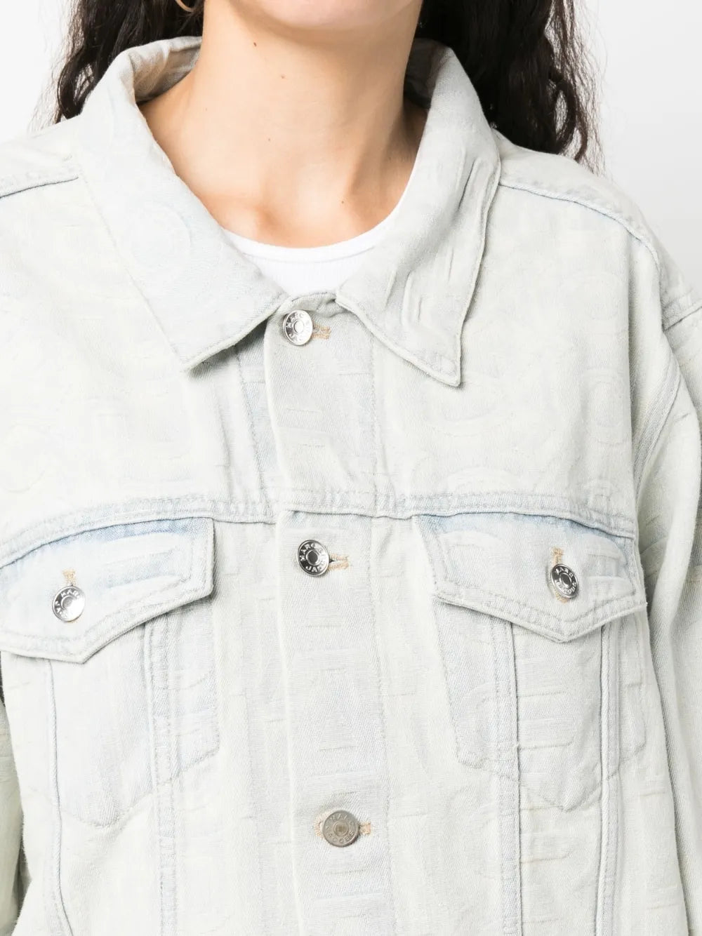 monogram denim jacket