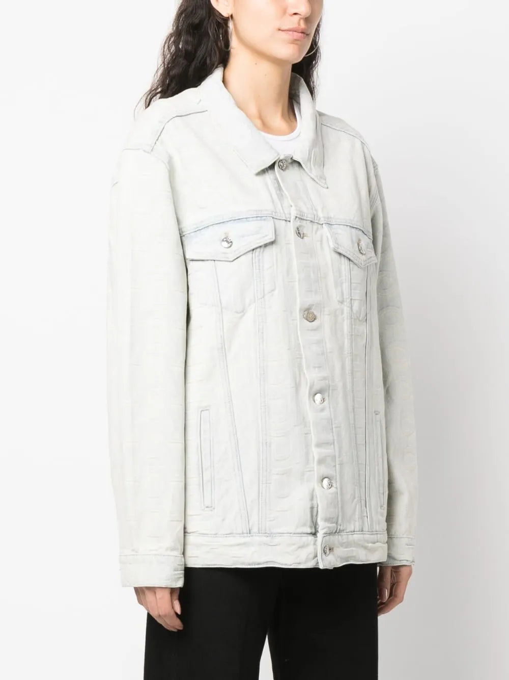 monogram denim jacket