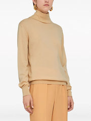 roll-neck wool jumper