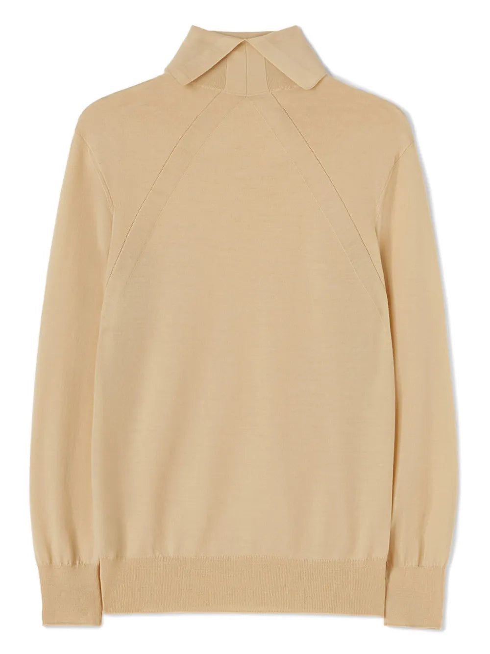 roll-neck wool jumper