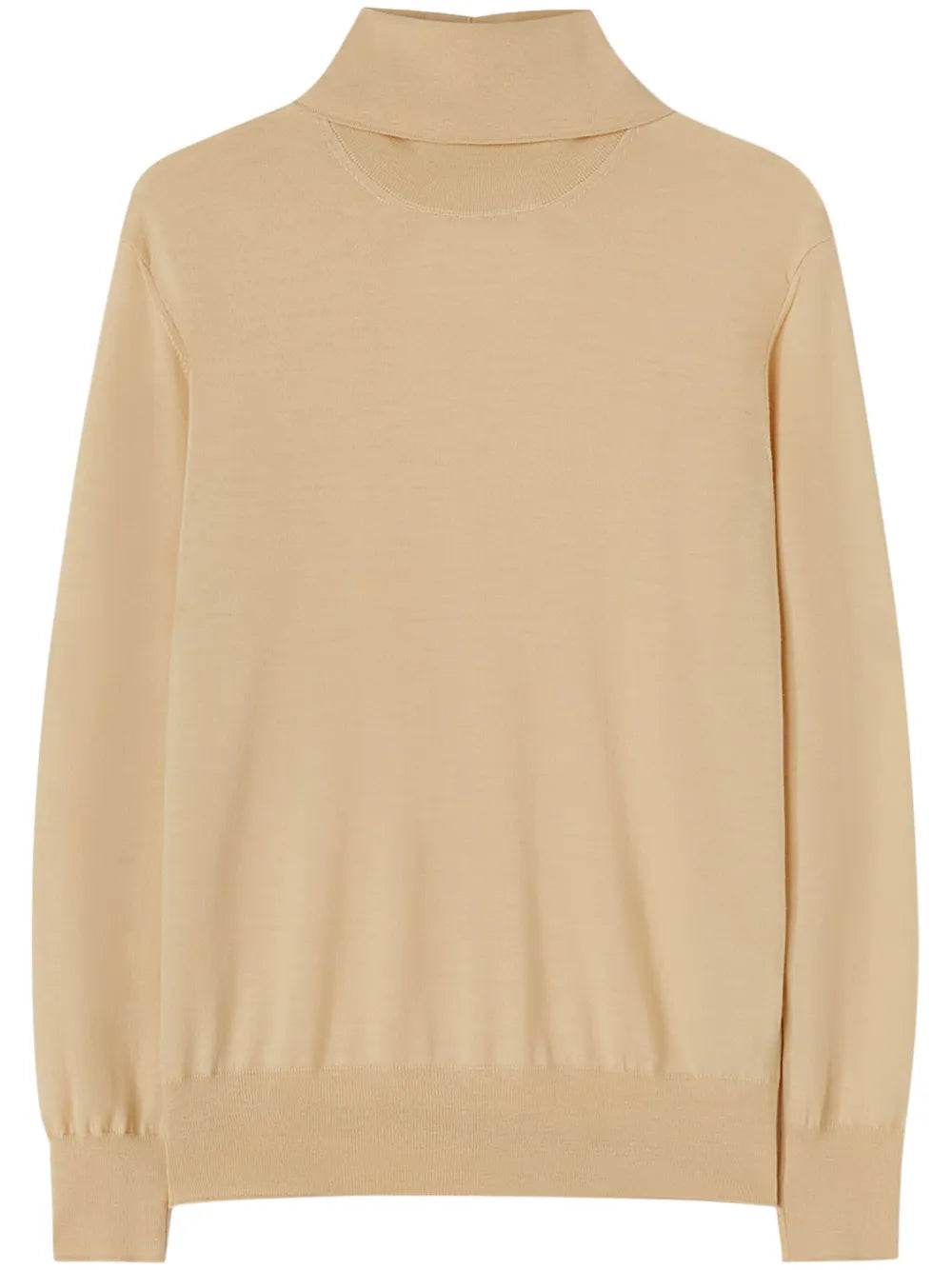 roll-neck wool jumper