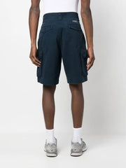 logo-patch cotton cargo shorts