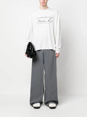 logo-print crewneck sweatshirt