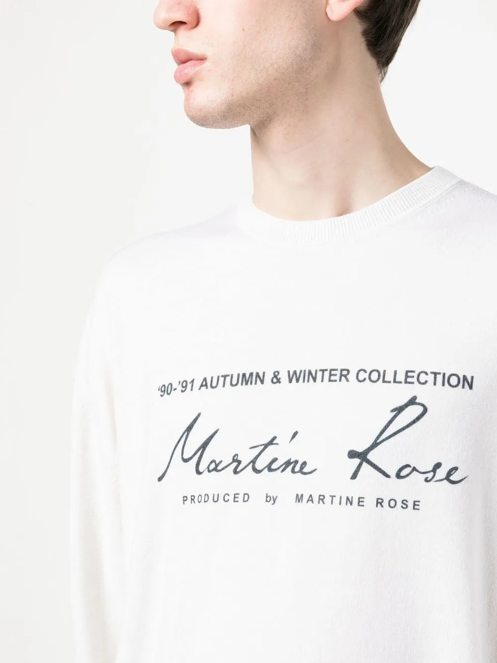 logo-print crewneck sweatshirt