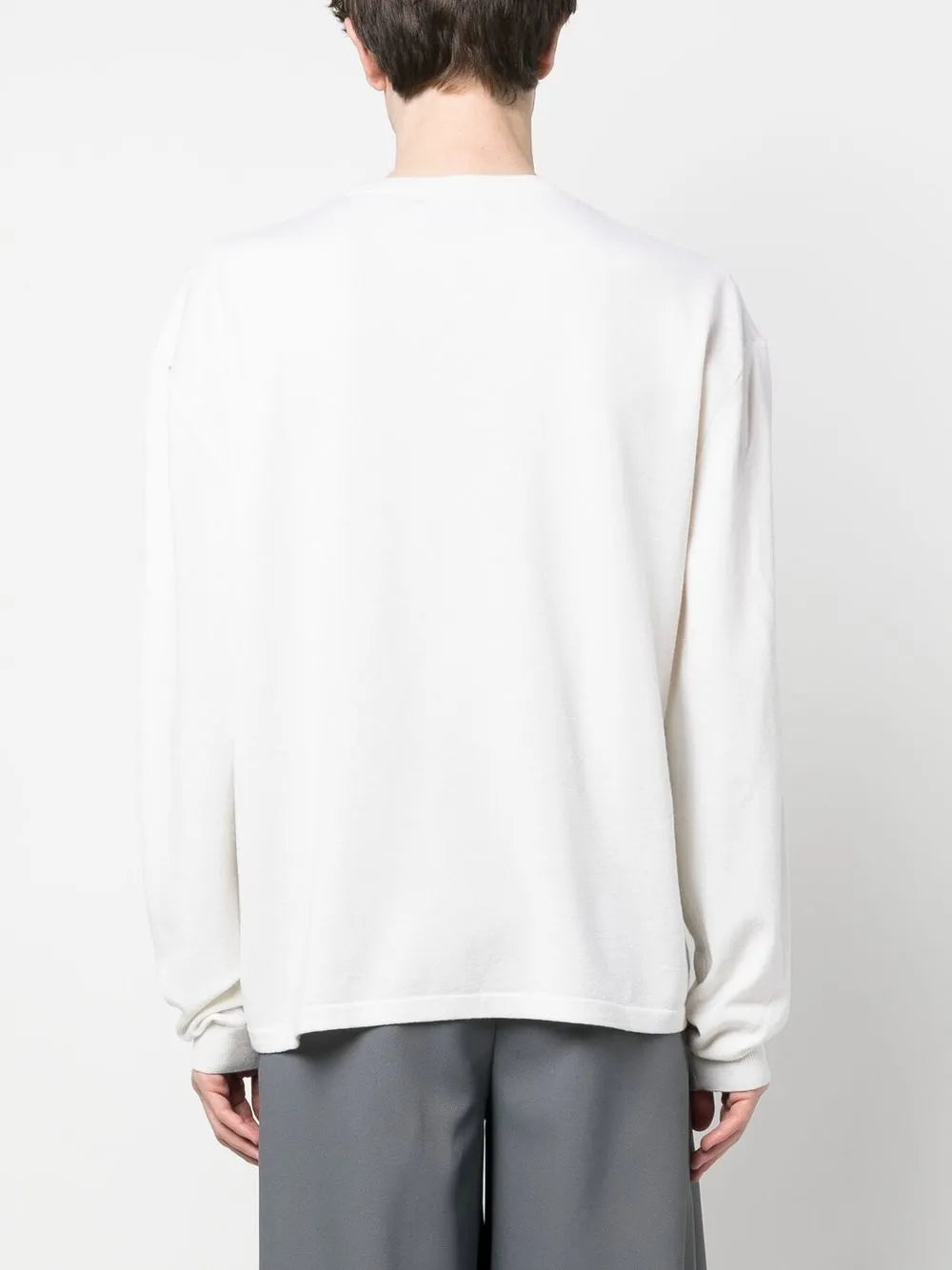 logo-print crewneck sweatshirt