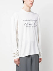 logo-print crewneck sweatshirt