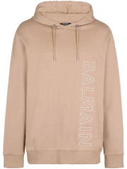 logo-embossed cotton Hoodie