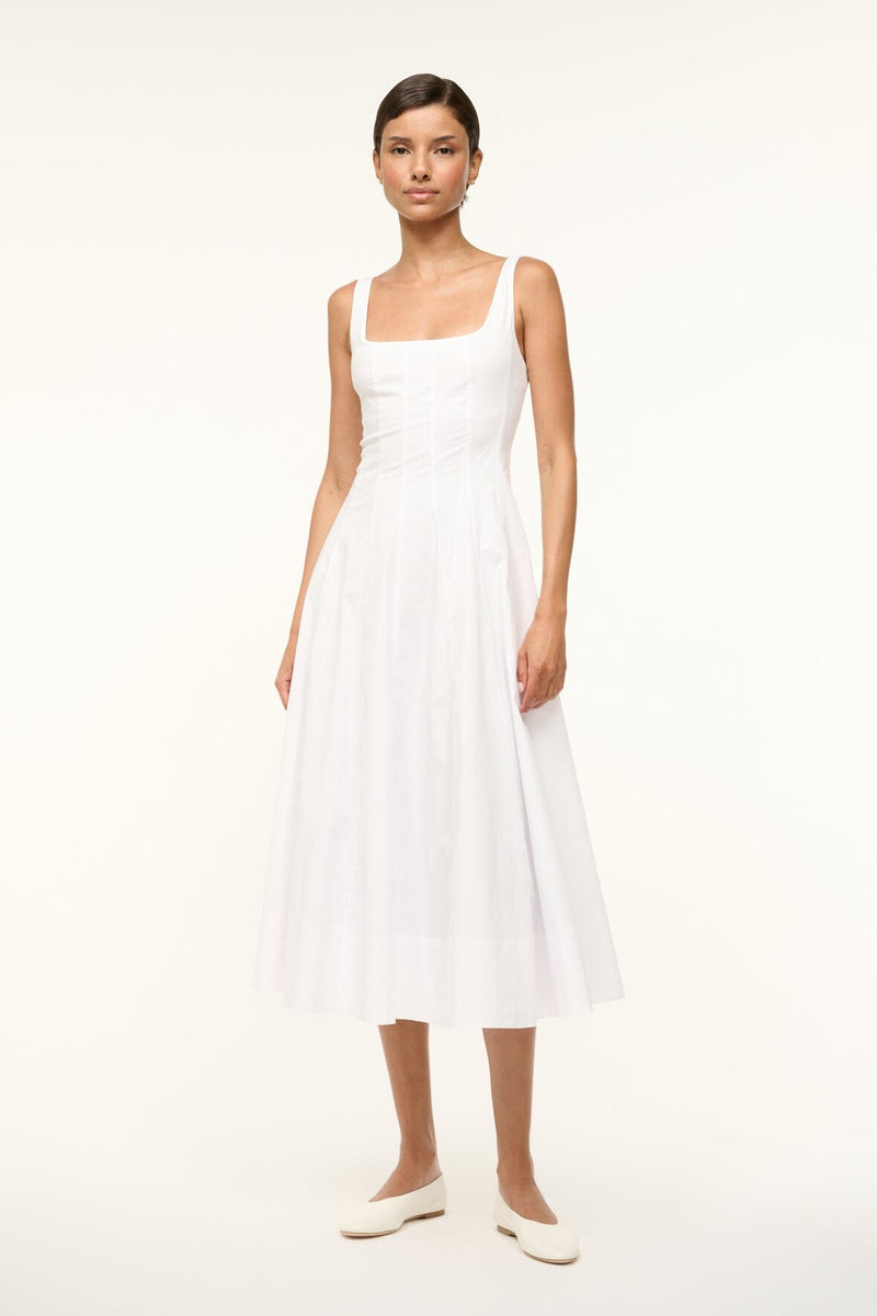 WELLS DRESS WHITE