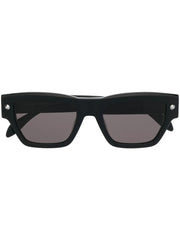 engraved-logo square sunglasses