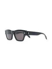 engraved-logo square sunglasses