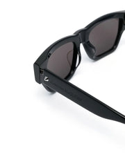 engraved-logo square sunglasses