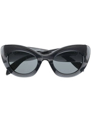 tinted-lenses cat-eye sunglasses