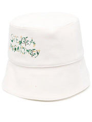 embroidered logo bucket hat