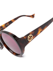 side logo-plaque detail sunglasses