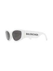 logo-print tinted-lenses sunglasses
