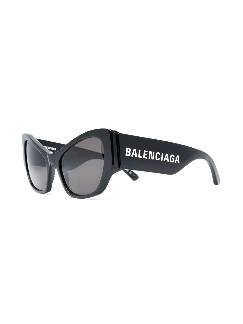 enamelled-logo cat-eye frame sunglasses