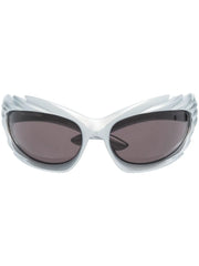 Spike rectangle-frame sunglasses