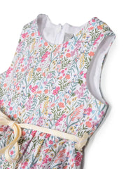 floral-print tiered dress