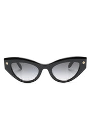 Spike-studs detail cat-eye sunglasses