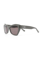 logo-plaque butterfly sunglasses