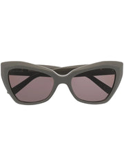logo-plaque butterfly sunglasses