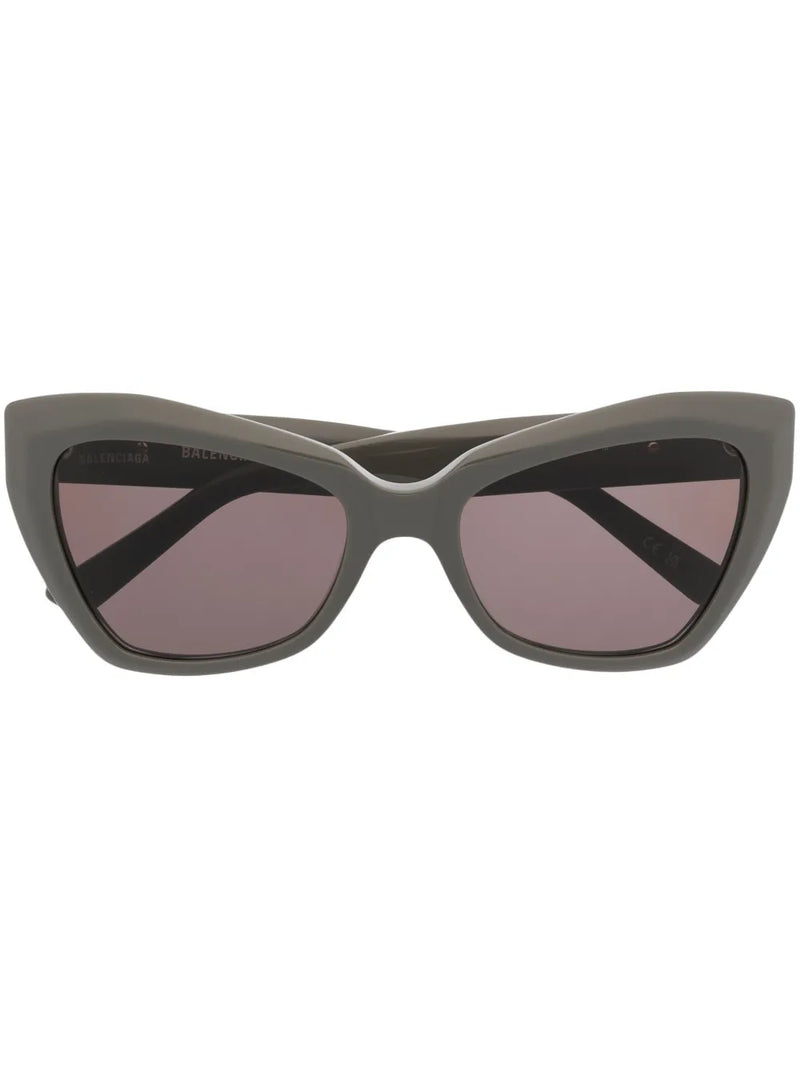 logo-plaque butterfly sunglasses