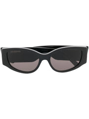 logo-print tinted-lenses sunglasses