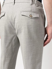 tapered-leg trousers