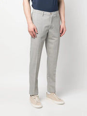 tapered-leg trousers