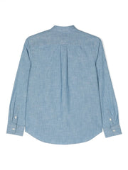 denim long sleeves shirt