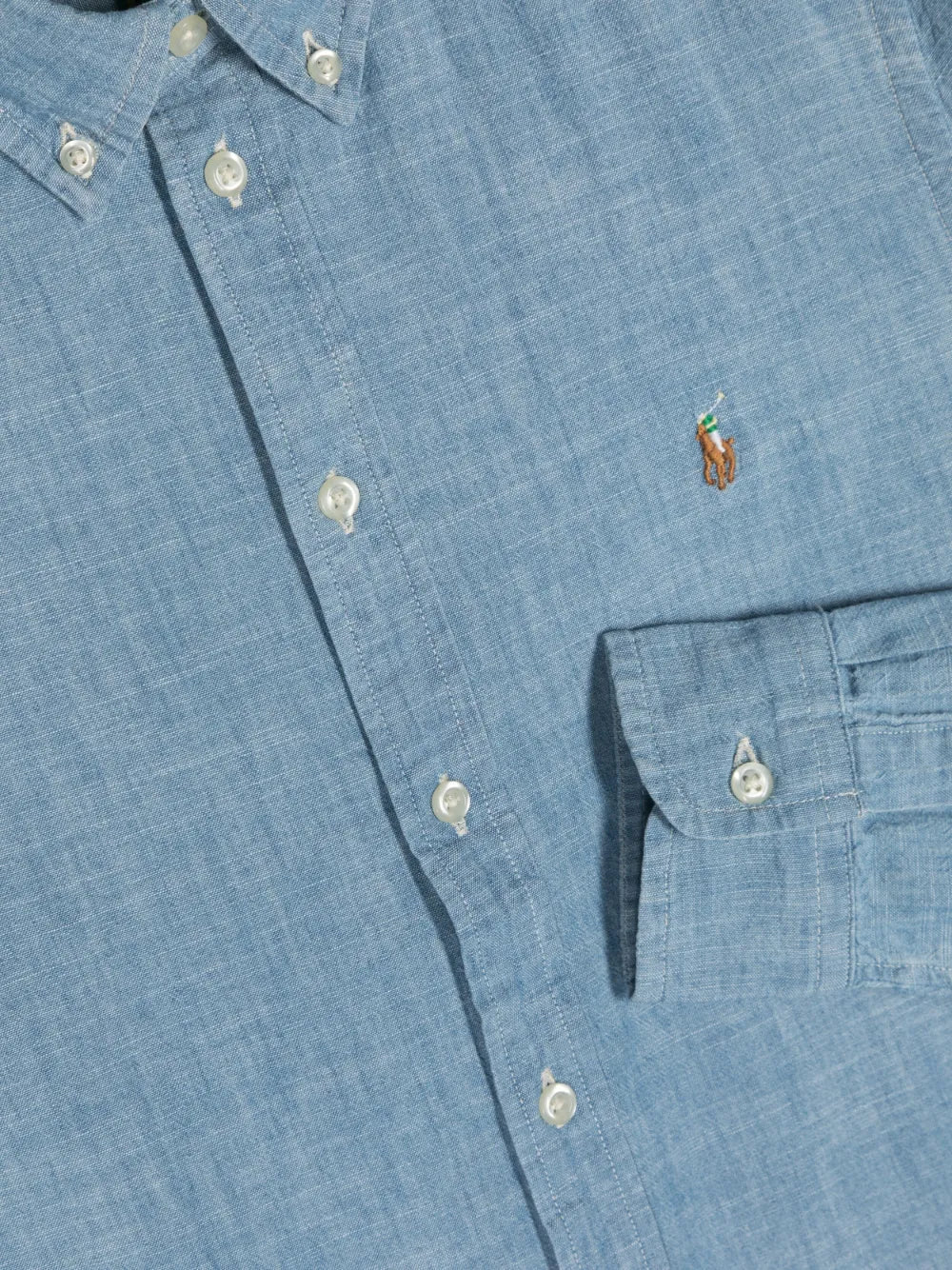 denim long sleeves shirt