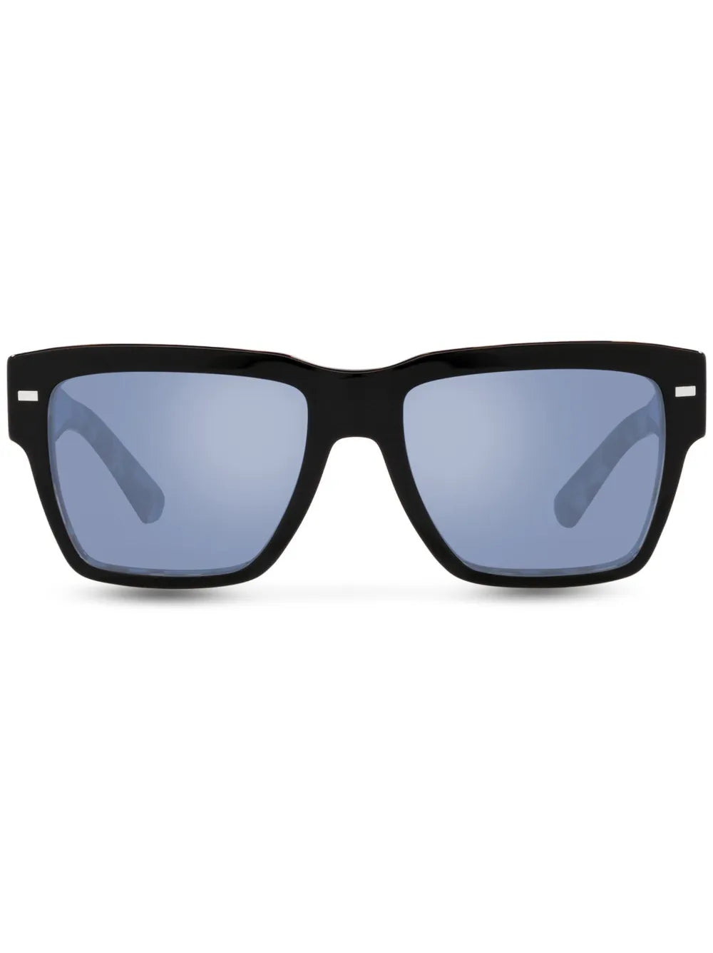 tortoiseshell-detail mirrored-lense sunglasses