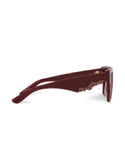 tinted-lenses square-frame sunglasses