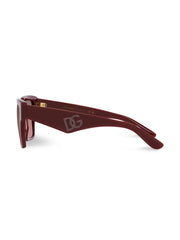 tinted-lenses square-frame sunglasses