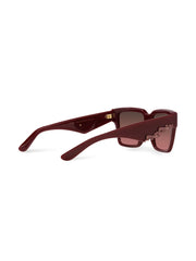 tinted-lenses square-frame sunglasses