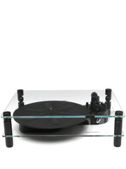 Transparent Turntable record player