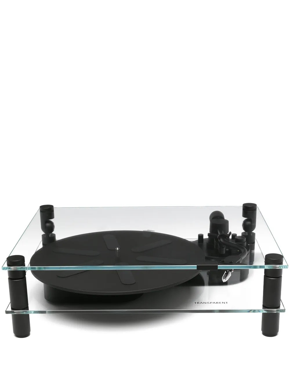 Transparent Turntable record player