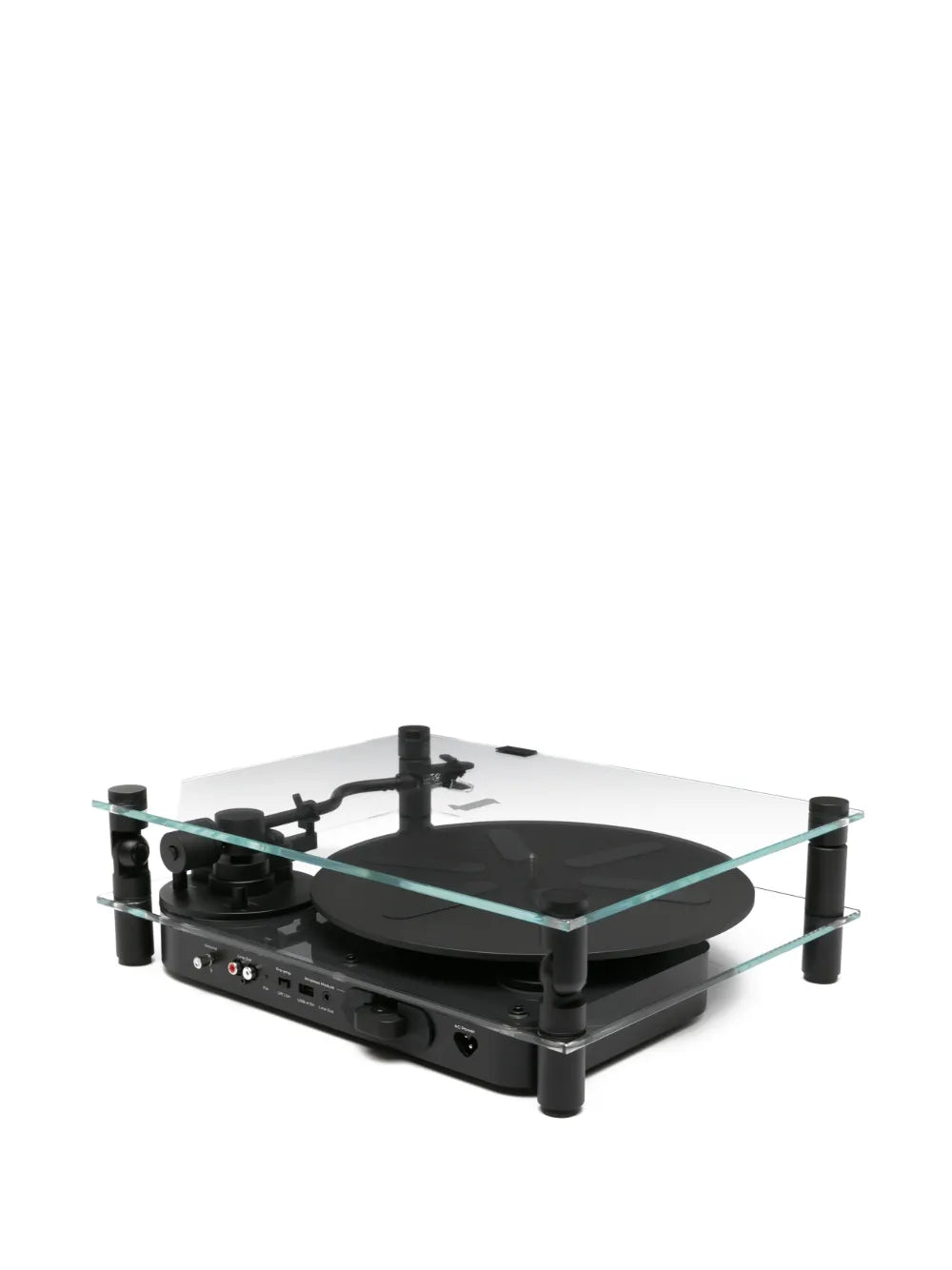 Transparent Turntable record player