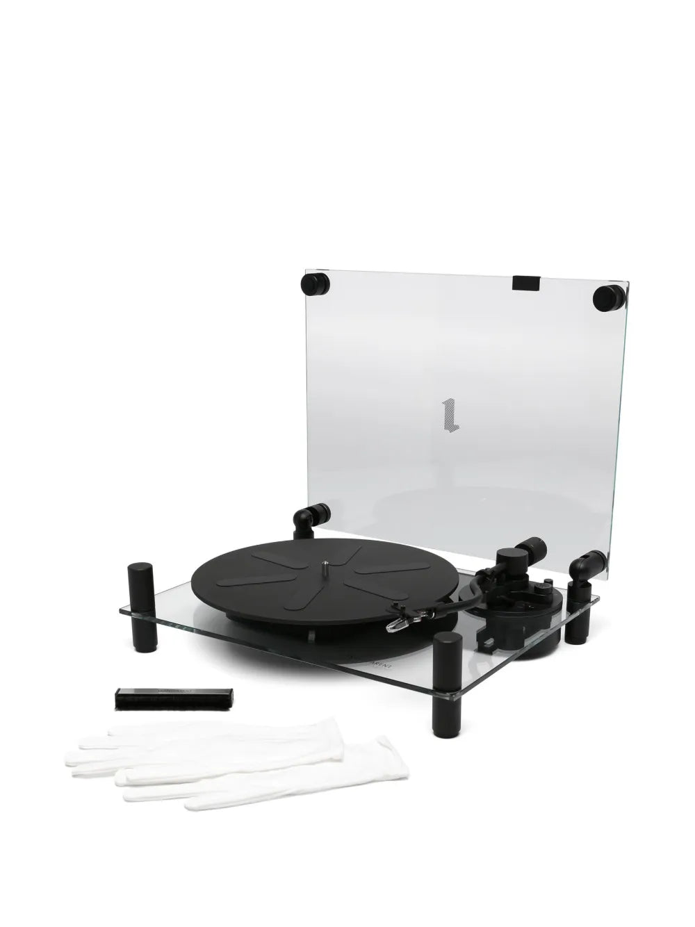Transparent Turntable record player